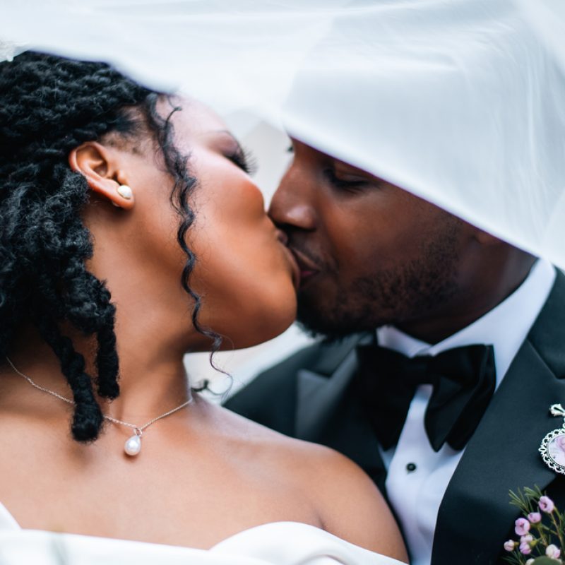 Latinx couple portraits downtown Montreal